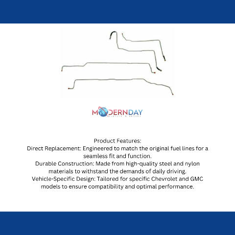 2004-2007 Chevrolet Silverado 1500 Fuel Line Kit V8 Ext Cab TGL0406OM