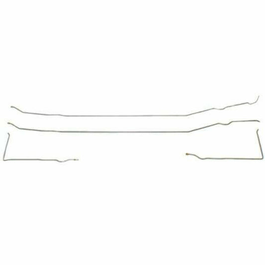 1967-72 Chevrolet C10 Fuel Line Short Bed Carb w/ Original Coil Spring TGL7111SS - Pre-Bent Fuel Lines Car Part People