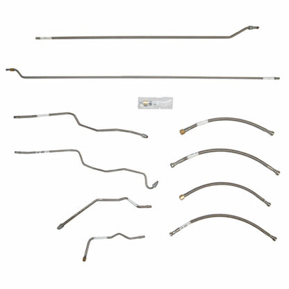 88-95 ChevyK1500 Regular Cab/Long Bed 5.7L Fuel Line Kit TGL9401SS - Pre-Bent Fuel Lines Car Part People
