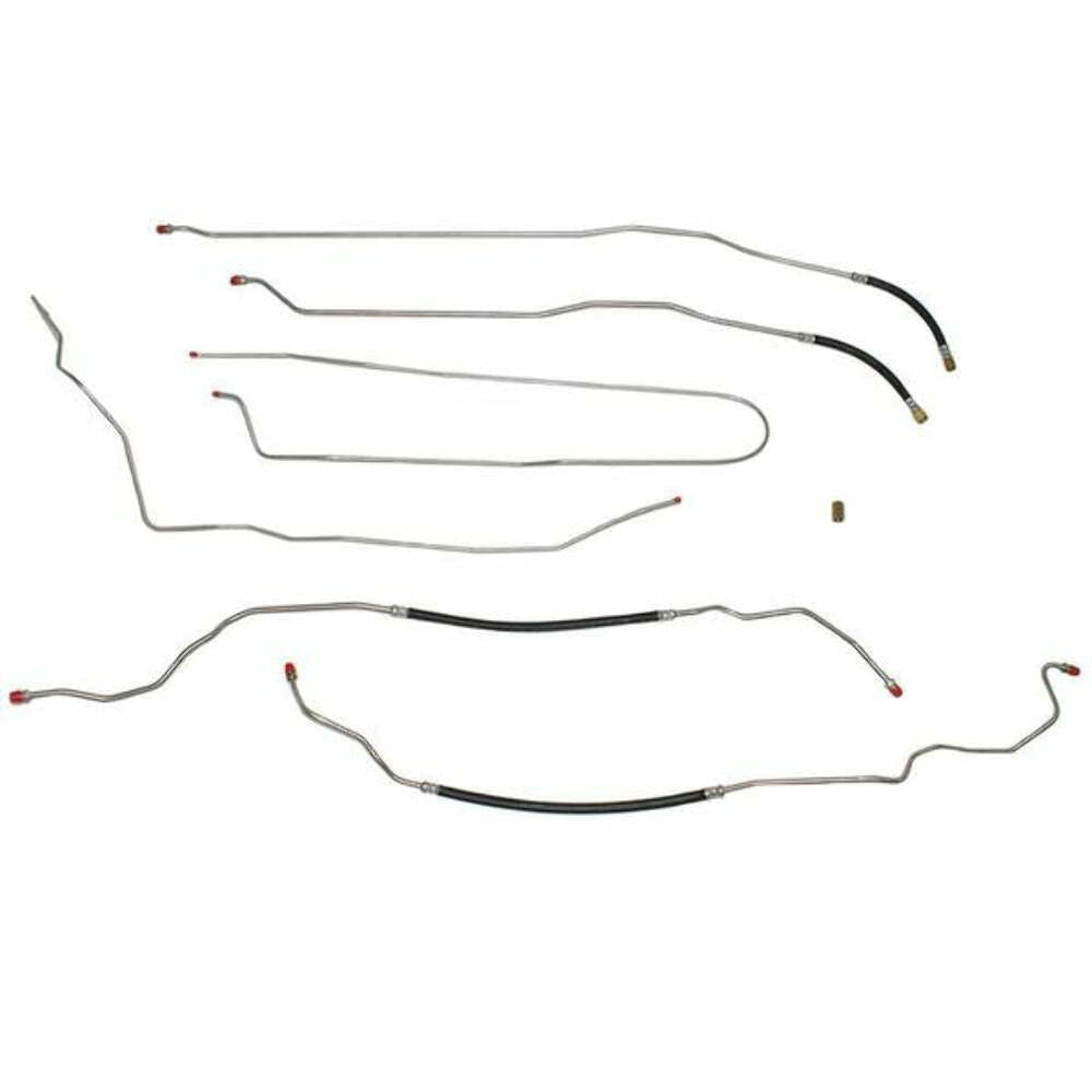95-00 GMC Sierra C2500 Fuel Line Kit Crew Cab/Long Bed Stainless Steel - Pre-Bent Fuel Lines Car Part People