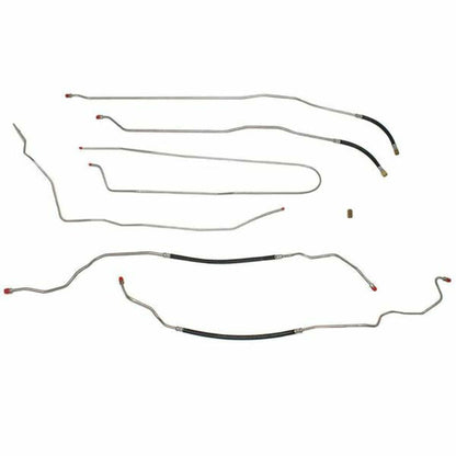 95-00 GMC Sierra C2500 Fuel Line Kit Crew Cab/Long Bed Stainless Steel - Pre-Bent Fuel Lines Car Part People