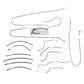 Fuel Line Kit Ext Cab/Short Bed V8 Stainless for 96-98 GMC 1500 TGL9605SS