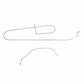 00-05 Chevrolet Blazer Intermediate Brake Line Kit No ZR2 Steel TIN0105OM