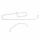 00-05 Chevrolet Blazer Intermediate Brake Line Kit No ZR2 Stainless Steel