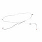 Ford Ranger 1998-2003 Intermediate Brake Lines 4WD Short Bed TIN0242SS-CP