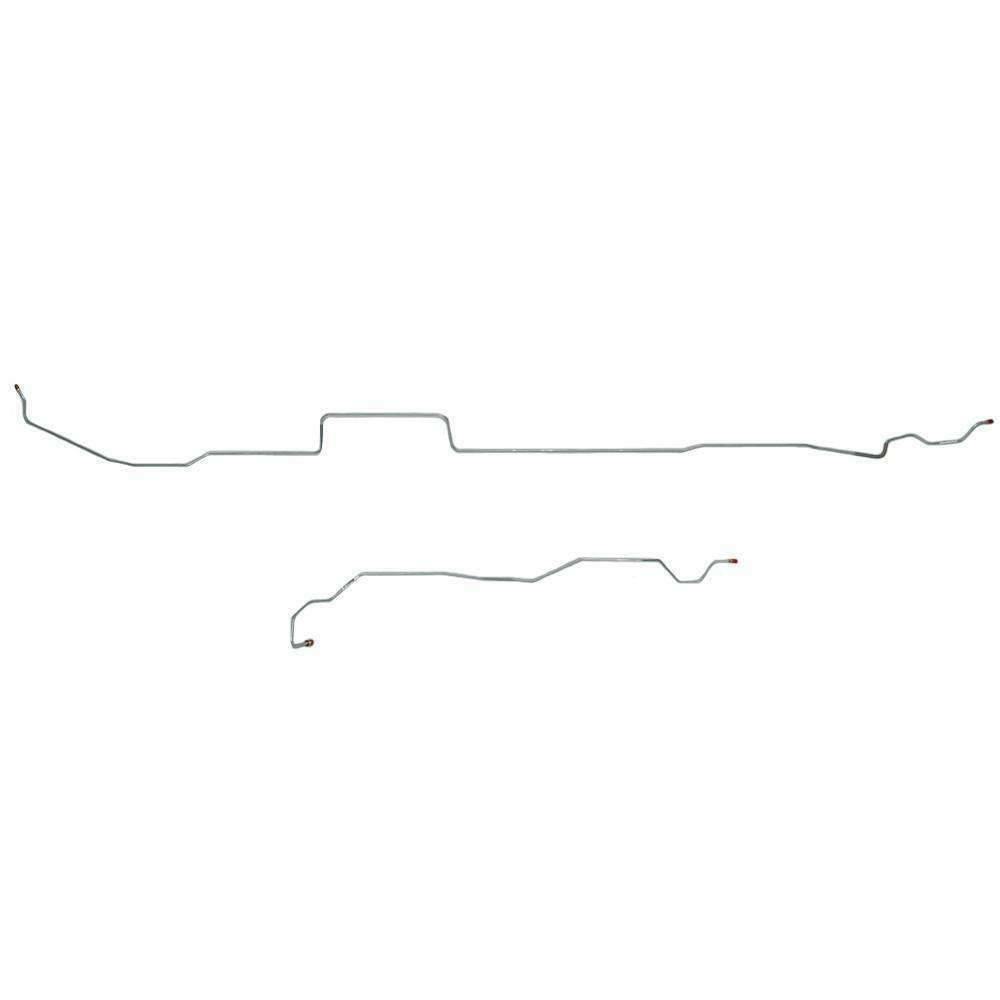 02-05 Ford Excursion, Gas Intermediate Brake Line Kit Stainless Steel - Intermediate Lines Car Part People