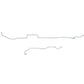 02-05 Ford Excursion, Gas Intermediate Brake Line Kit Stainless Steel