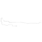 Ford F-150 2004-08 Intermediate Brake Lines Short Bed Ext Cab Steel TIN0441OM-CP