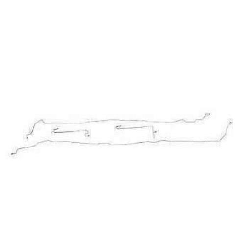 06-10 Hummer H3 Intermediate Brake Line Kit Stainless Steel