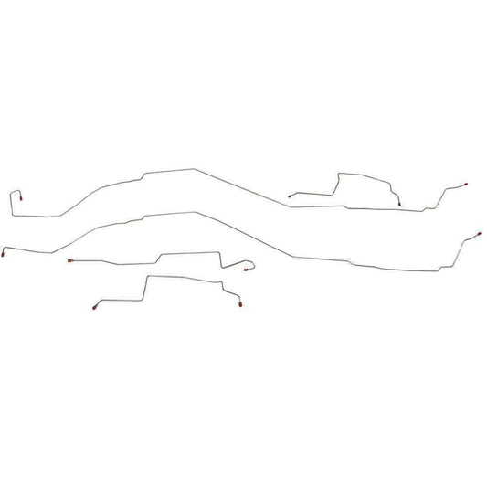 06-08 Chevrolet HHR Intermediate Brake Line Kit Stainless Steel - Intermediate Lines Car Part People