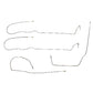 Chevy Intermediate Brake Line Kit; Fine Lines-TIN0802SS