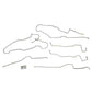 Fits 2011-15 Ford F-350 Crew Cab/Long Bed, Intermediate Brake Set; TIN1241OM