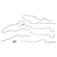 Fits 2011-15 Ford F-350 Crew Cab/Long Bed, Intermediate Brake Set; TIN1241SS
