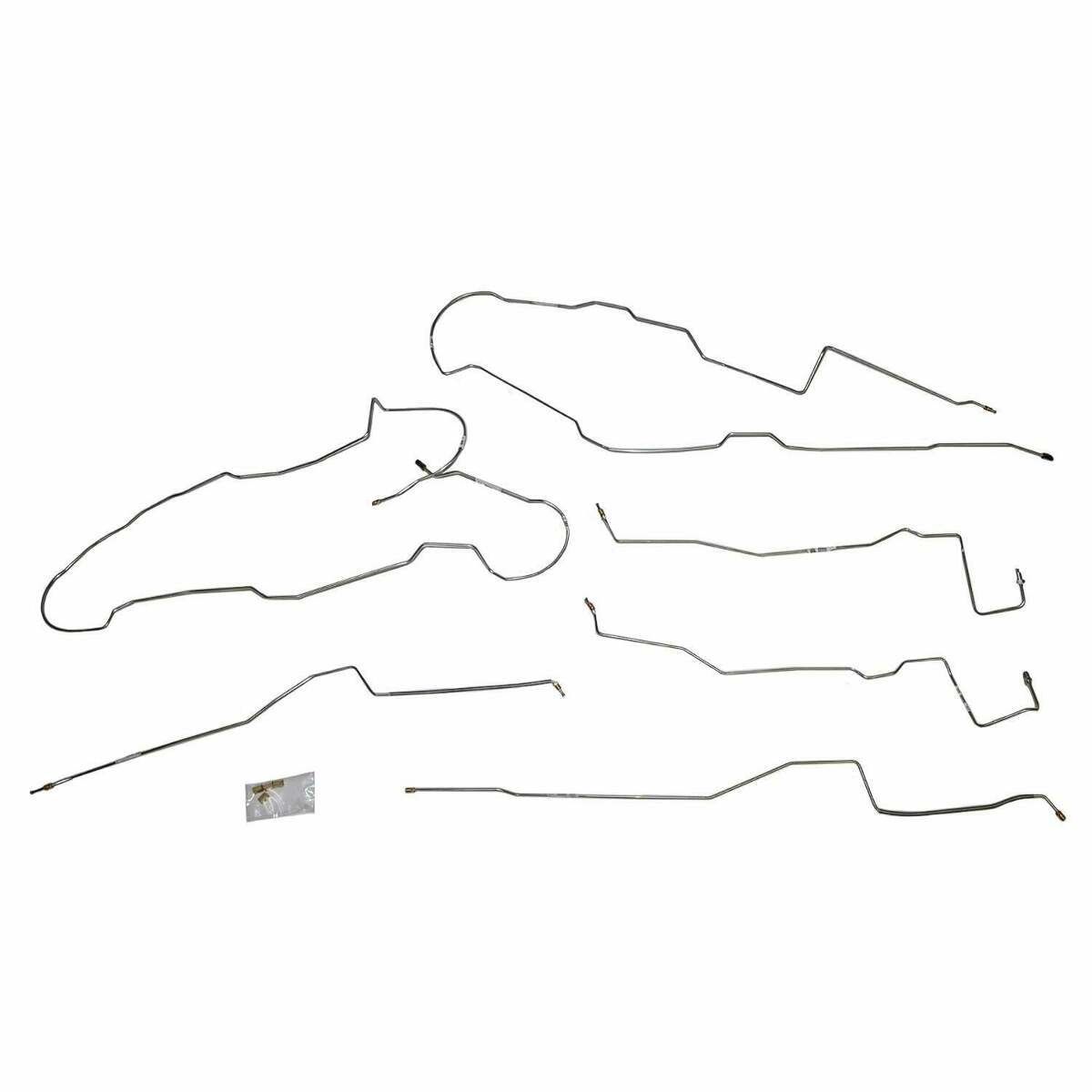 Fits 2012-13 Ford F-150 Super Cab/ 6.5' BED, Intermediate Brake Set; TIN1301SS - Intermediate Lines Car Part People