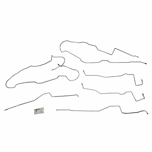 Fits 2012-13 Ford F-150 Super Cab/ 6.5' BED, Intermediate Brake Set; TIN1301SS - Intermediate Lines Car Part People