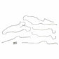 2009-2014 Ford F-150 Intermediate Brake Line Kit 145 in WB Stainless TIN1301SS
