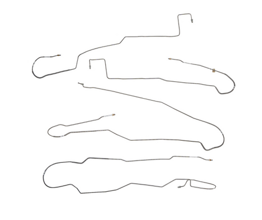15-17 Ford F-150 Ext Cab/ Long Bed, Intermediate Line Set; S/S TIN1541SS - Brake Kits Car Part People