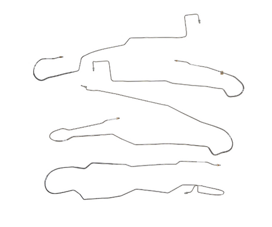 15-17 Ford F-150 Ext Cab/ Long Bed, Intermediate Line Set; S/S TIN1541SS