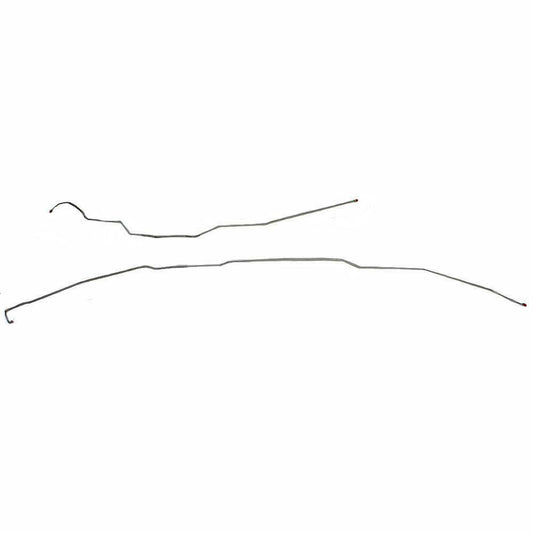 1980-81 Ford F-150 Intermediate Brake Line 4WD Long Bed Stainless - TIN8043SS