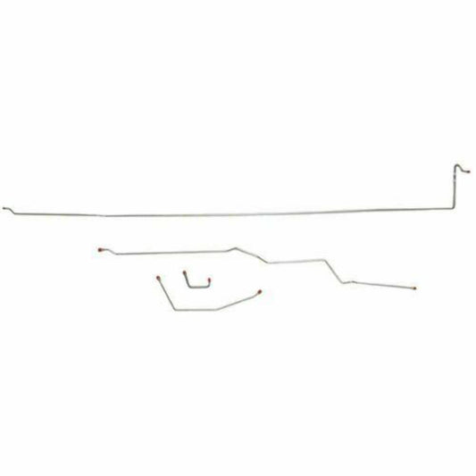 81-88 Chevrolet K3500 Intermediate Brake Line No-ABS Crew Cab/Long Bed TIN8601SS - Intermediate Lines Car Part People