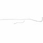 1990-1991 Chevrolet K5 Blazer Intermediate Brake Line Kit Steel - TIN9101OM
