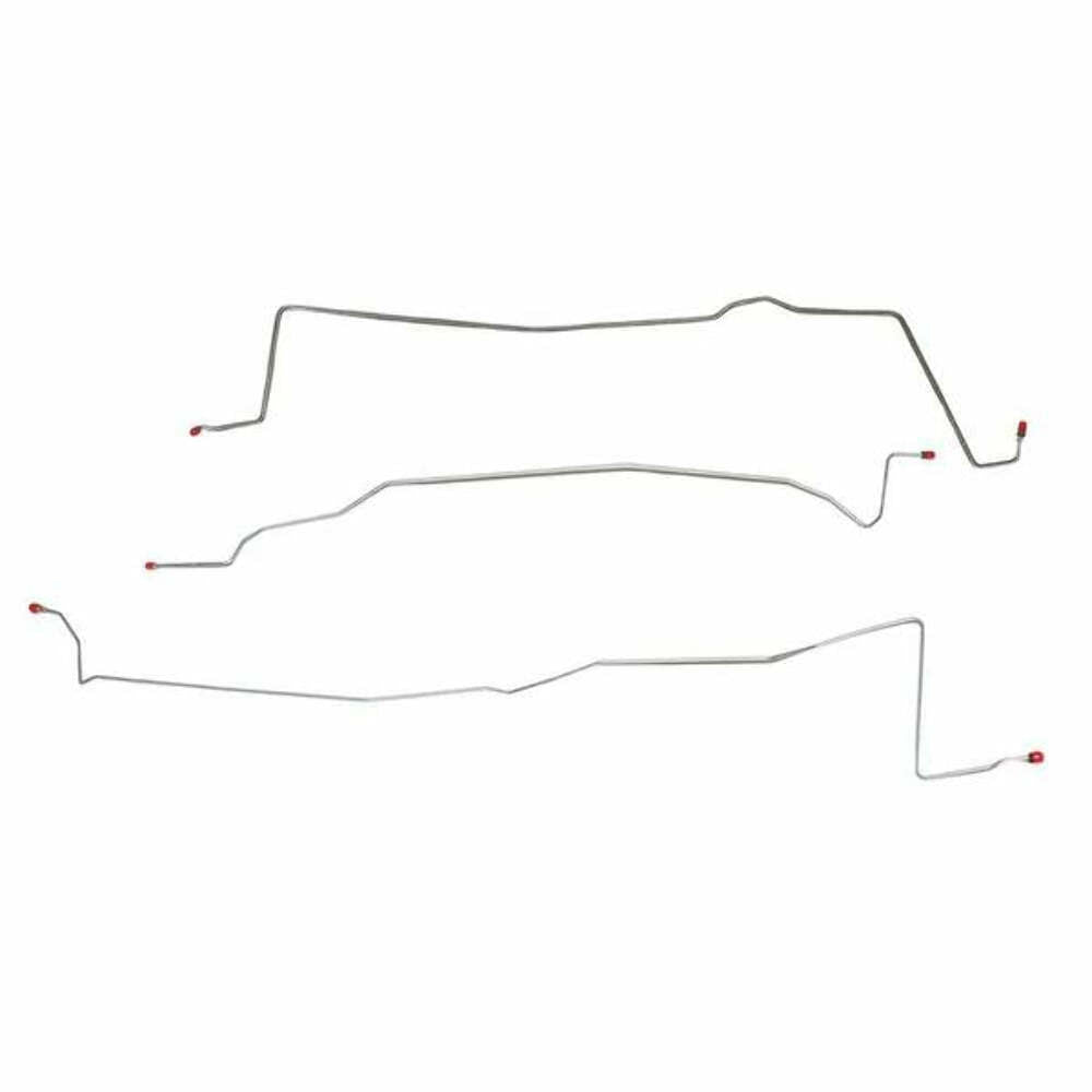 97-01 Ford F-150 Intermediate Brake Line Kit Ext Cab/Long Bed Stainless Steel - Intermediate Lines Car Part People