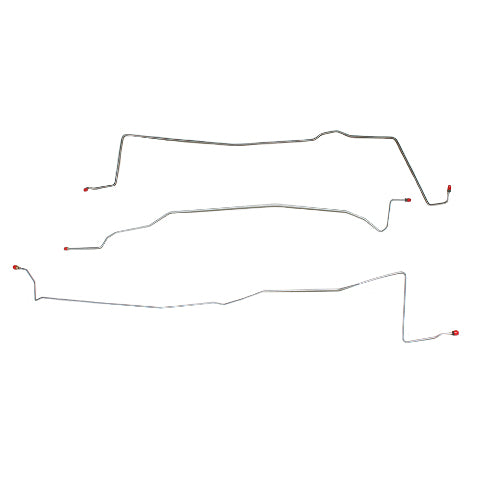 1997-01 Ford Expedition Intermediate Brake Line Kit 4x4 Steel TIN9748OM