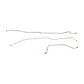 For Chevrolet S10 2001-2004 Intermediate Brake Line -TIN9804SS-CPP