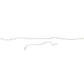 99-01 Ford F-250 SD Intermediate Brake Line  Stainless Steel
