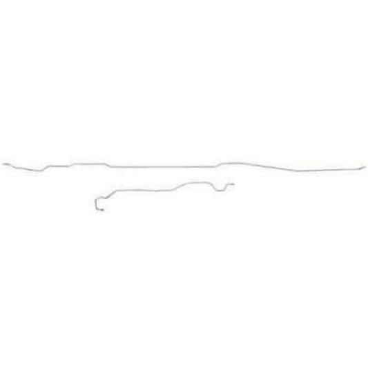 For Ford F-350 SD 1999-01 Intermediate BrakeLine Long|ShortBed Reg-TIN9944SS-CPP - Intermediate Lines Car Part People