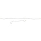 1999-2001 Ford F250 SD Intermediate Brake Line Kit Crew Cab/Long Bed - TIN9946SS