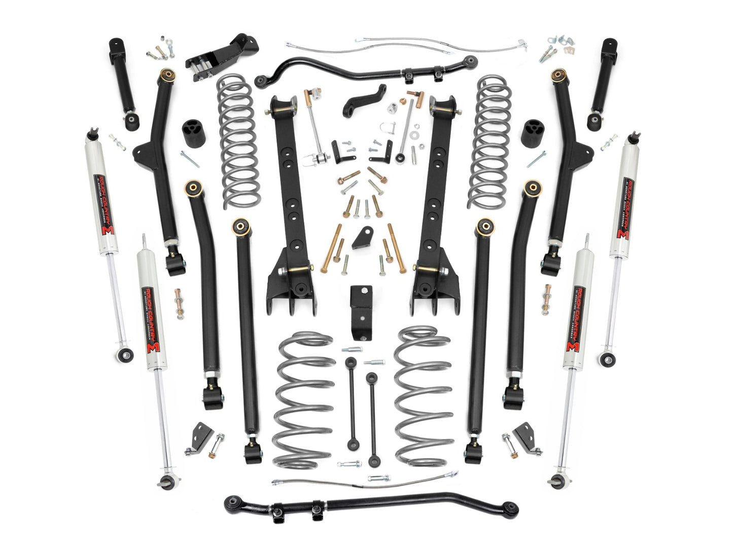 Rough Country 6 Inch Lift Kit - Long Arm - M1 - Jeep Wrangler TJ 4WD (1997-2006) - 65940