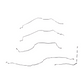 For Chevrolet Tahoe 2000-2001 Front Brake Line Kit 2WD|4WD-TKT0012SS-CPP