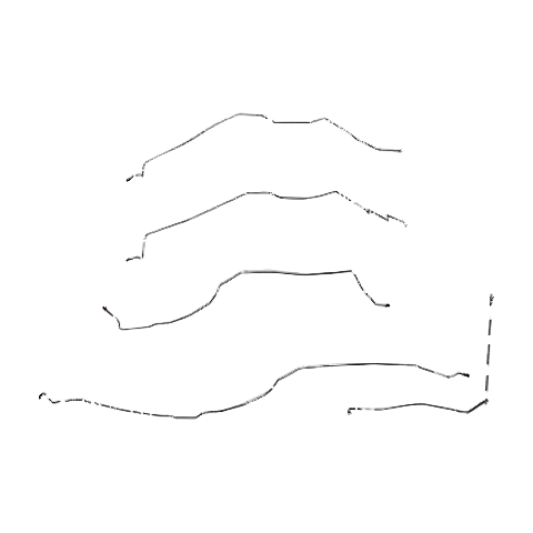 For Chevrolet Tahoe 2000-2001 Front Brake Line Kit 2WD|4WD-TKT0012SS-CPP