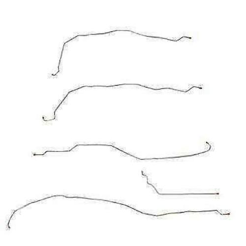 2001-2007 Chevrolet Silverado 2500 HD Front Brake Line Kit Steel TKT0101OM