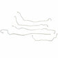 2003-07 Hummer H2 Front Brake Line Kit Steel TKT0201OM