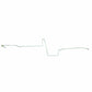 2002-03 Ford Ranger Front Brake Line Kit 4WD AWABS Steel TKT0242OM