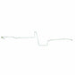Front Brake Line Kit for 2002-2005 Ford Ranger 4WD with All-Wheel ABS | Steel