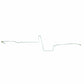 Ford Ranger 2002-2003 Front Brake Line Kit w/ 4WD AWABS Stainless TKT0242SS-CP