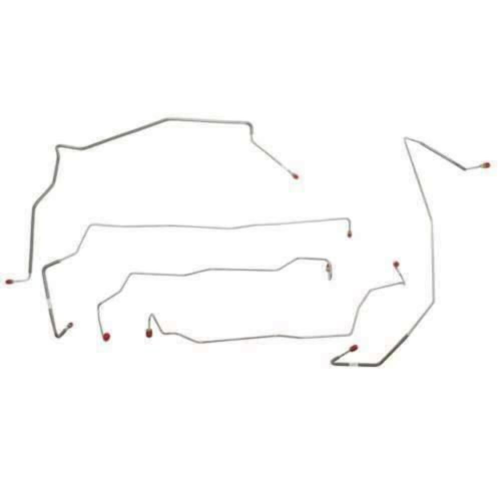 For Ford F-250 Super Duty 2002-2004 Front Brake Line Kit w/ AWABS-TKT0245OM-CP - Front Lines Car Part People