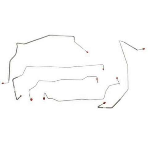 2002-2004 Ford F-250 Super Duty Front Brake Line Kit AWABS Stainless TKT0245SS