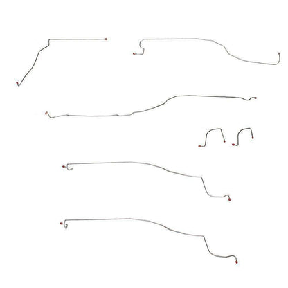 03-04 Chevrolet Silverado 1500 Front Brake Line Kit RWD Rear Disc - Front Lines Car Part People