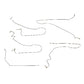 05-07 Chevrolet Silverado 1500 Front Brake Line Kit 2WD Stainless Steel TKT0305SS
