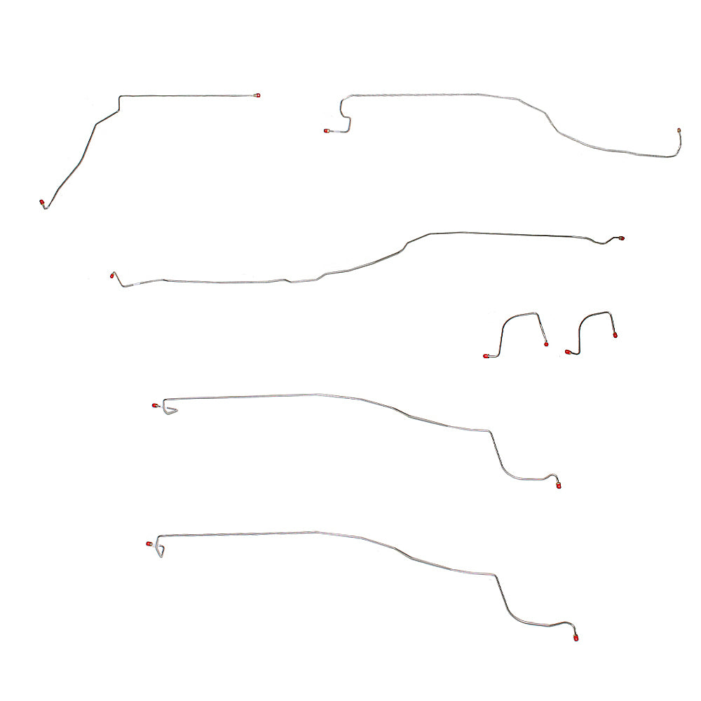 2003-2006 Chevrolet Suburban 1500 Front Brake Line Kit RWD Stainless TKT0311SS