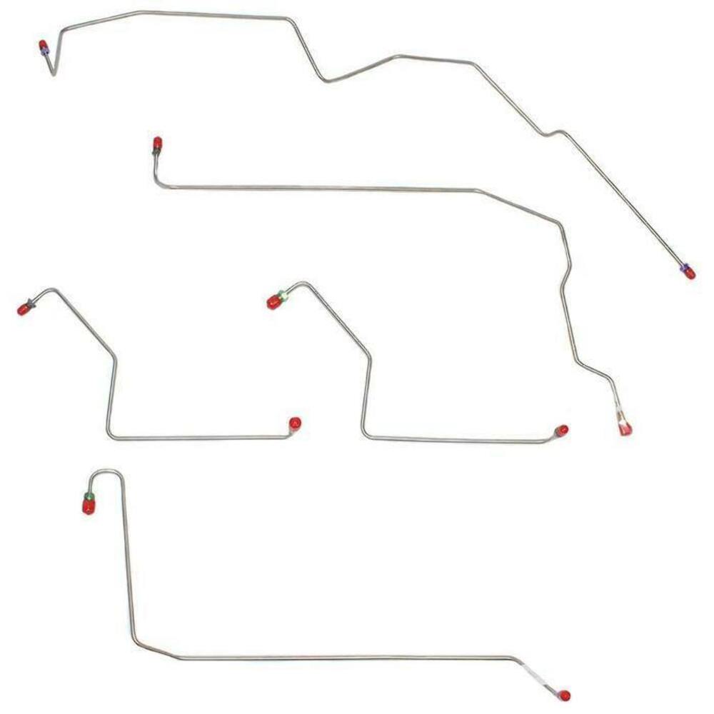 Front Brake Line Kit for 2004-05 Ford F-150 Stainless TKT0441SS - Front Lines Car Part People