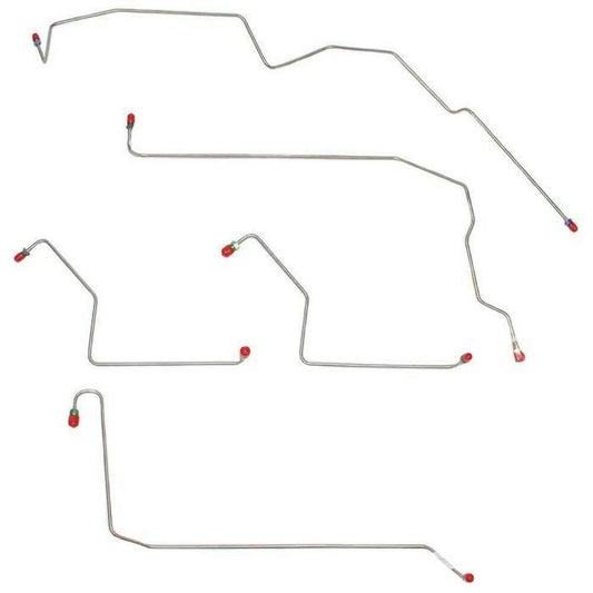 Front Brake Line Kit for 2004-05 Ford F-150 Stainless TKT0441SS - Front Lines Car Part People