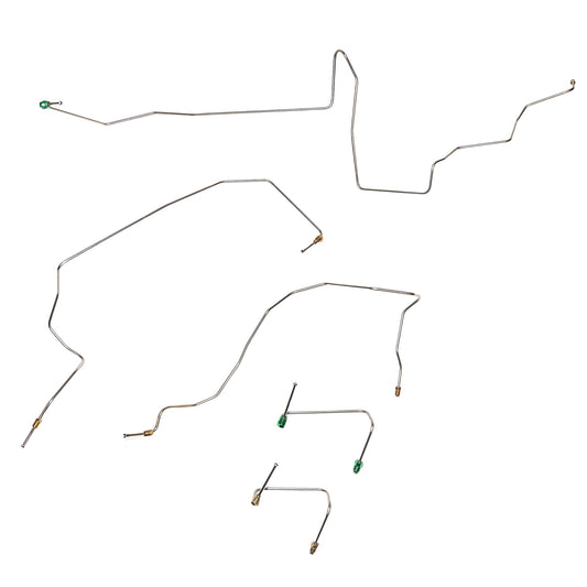 2004-2008 Ford Ranger Front Brake Line Kit 4x4 AWABS Stainless TKT0445SS