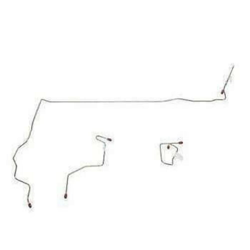 For Hummer H3 X 2007-2009 Front Brake Line Kit -TKT0601SS-CPP - Front Lines Car Part People