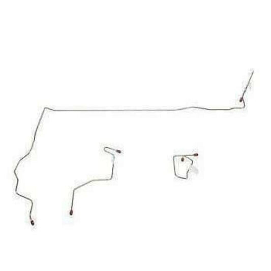 For Hummer H3 X 2007-2009 Front Brake Line Kit -TKT0601SS-CPP - Front Lines Car Part People