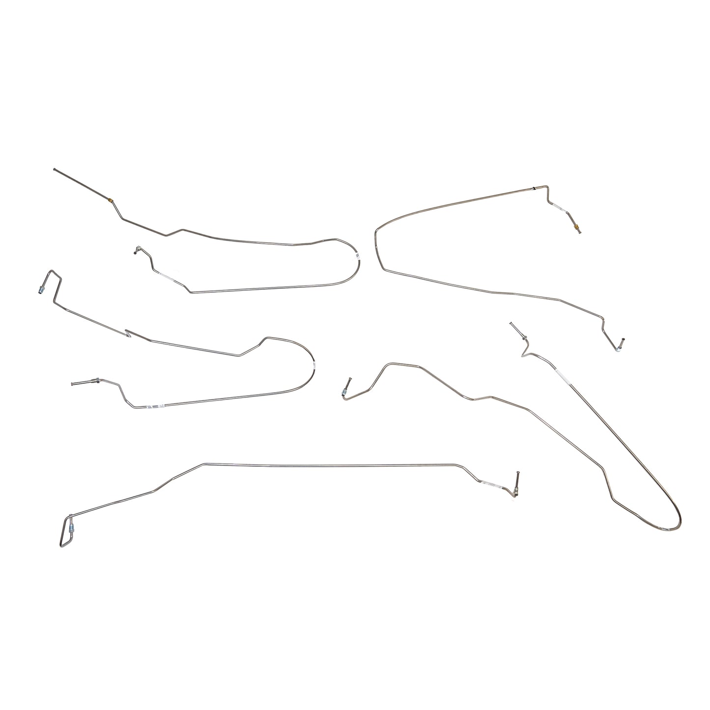 2007-2008 Chevrolet Silverado 1500 Front Brake Line Kit 4WD Rear Drums TKT0701OM